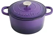 [CROCK-POT] Artisan Round Enameled Cast Iron Dutch Oven, 5-Quart, Lavender Purple