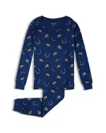 petit lem Boys' Football Play Print Pajama Set - Big Kid