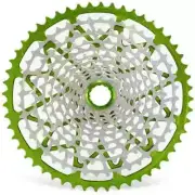 Garbaruk Shimano Micro Spline 12-Speed MTB Cassette. Green. 10-52T