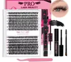 PRO DIY Lash Extension Kit 280Pcs Lash Clusters Kit Eyelash Extension Kit