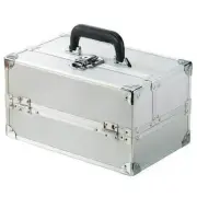 Japonesque Train Case CS-061 Silver Brand New