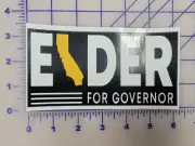 Elect Larry Elder California Governor Recall Vinyl Decal Sticker Save California