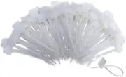 TUZAZO Nylon Marker Cable Zip Ties, 250Pcs 6 Inch Self-Locking Cable Labels Tags
