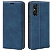 For Sony Xperia 5 V Pu Leather Phone Case Skin-touch Feeling Wallet Stand Anti-drop Cover