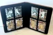 SLUGGERS OF THE CENTURY LtdEd #21 /1998 24K Metal & Signature Matched 8-Card Set