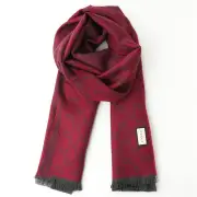 Gucci HALF GG LOGO WOOL SCARF 344994 Fixed Size