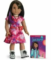 American Girl Luciana Vega 18” Doll and Book+ Accessories NEW IN BOX Retired