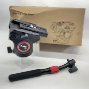 Avella V501 Video Tripod Fluid Head with Quick Release Plate, Lightweight