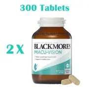 2x Blackmores Macu Vision 150 Tablets Macuvision Macular Eye Health 300 Tabs