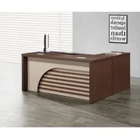 在飛比找momo購物網優惠-【MUNA 家居】卡拉6尺辦公桌組含側櫃活動櫃(辦公桌 主桌