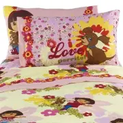 Nickelodeon Dora the Explorer Reversible Pillowcase "Dora Puppy"