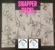 Happy Hookers Snapper Pack - pre tied fishing rigs - Paternoster