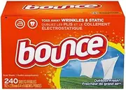 Bounce Fabric Softener Sheets, Outdoor Fresh, 240 Count - Pack of 6