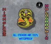 Cobra Kai Snake Waterproof Sticker Decal for Water Bottles & Laptops