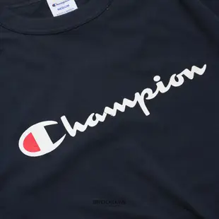 CHAMPION 短T 正品公司貨 限定款 深藍 彩色大LOGO 刺繡 短袖 男女 (布魯克林) C3H371370