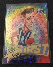 2019 AFL Select Footy Stars Tye Dye Starburst Caricature SHAUN ATLEY SBTD46 #217