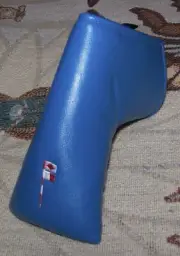 NEW PRG Embroidered Magnetic Blade Putter Head Cover FRIARS HEAD GOLF CLUB Blue