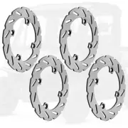 4x Front Rear Brake Disc Rotors For Can-Am Commander 1000R 21-22 Traxter HD5 HD8