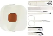 Bsbkoj Travel Manicure Kit | Set of 7 Manicure Tools - Nail Trimming Kit with Travel Case, Portable Hygiene Kit for Men and Women