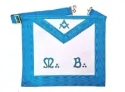 Master Mason Apron. M.: B.:/Square & Compass - French Rite "Groussier"