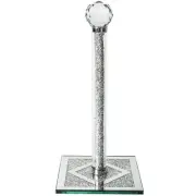 Silver Paper Towel Holder Stand, Countertop Paper Towel Roll Dispenser Holder...