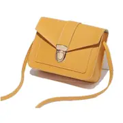 2 Pcs Fashion Small Crossbody Bags for Women Mini PU Leather Shoulder Messenger Bag for Girl Yellow Bolsas Ladies Phone Purse