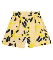 [The Animals Observatory] The Animals Observatory Monkey linen and cotton shorts Y 12 beige