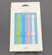 Nintendo Official Genuine Wii Remote Control Strap Pink Blue White Green Set New