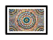 Moroccan Wall Pattern Art Framed print