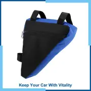 Universal Pack (1) Bike Triangle Frame Bag Front Pouch Cycling Storage Bag Blue