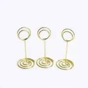 10 PCS 3.3 Inch Wedding Table Card Number Holders Table Card Photo Menu Name Dis