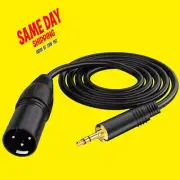 High Grade 3.5 mm Aux Male To XLR Male Mixer Cable Audio Mic Lead For Microphone