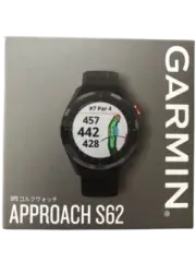 GARMIN Approach S62 Premium GPS Golf Watch Black High-Precision Touchscreen F/S