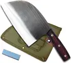 Handmade Forged Kitchen Butcher Knife Serbian Chef Knife Full Tang With Knife St