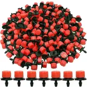 200Pcs Adjustable Drip Irrigation Emitters 1/4Inch Adjustable Micro Drip Irri...