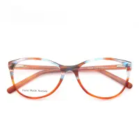 在飛比找蝦皮商城精選優惠-新款輕薄板材眼鏡貓眼復古眼鏡架眼鏡框可配鏡K9238