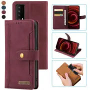 For TCL Stylus 5G Notebook Style Card Case,Leather Magnetic Flip Phone Case