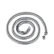 Creative Fashion Personality Coarse Mine Men's Steel Single Chain Necklace 01 SIZE