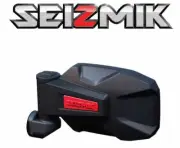 Red Seizmik Strike Side View Mirrors for 2013-2019 Polaris Ranger 900 XP / Crew