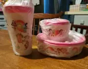 dora the explorer tupperware Set Brand New