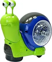 Toddmomy Crawling Snail Baby Toy Electric Snail Walking Toys Tummy Time Snail Musical Light up Toy Baby Musical Crawling Toys for Toddlers Kids