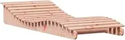 vidaXL Sun Lounger Outdoor Chaise Lounge Daybed - Solid Douglas Wood, Brown Natural for Patio, Garden, Balcony, Poolside - Slatted Design, Ergonomic S-Shape, 205 x 80 x 31.5 cm