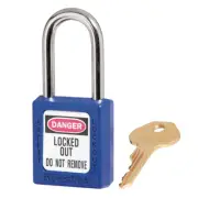 Master Lock | Zenex Thermoplastic Safety Padlock, 1-Pack | SKU: 410BLU