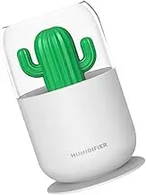 ANDRESLAD Mini Cactus Humidifier USB Cool Mist Home Tabletop Humidifier with LED Night Light Space Saving Design for Bedroom Nursery for Adults