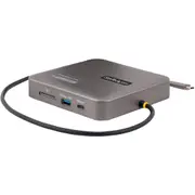 StarTech.com USB-C Multiport Adapter, Dual 4K 60Hz HDMI, 2-Port USB-A/USB-C 10Gbps Hub, 100W PD, GbE, SD, Travel Docking Station