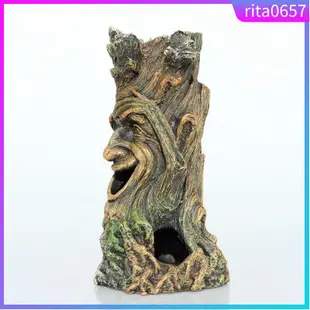 Aquarium Wood Tree Man Ornaments Dead Wood Smile Trunk Craft