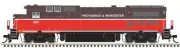 10004327 HO GE Dash 8-40B w/Ditch Lights - LokSound and DCC Providence & Worcest