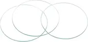 uxcell 6-Pack Watch Crystal Lens Glass 25mm Dia. Round Flat Mineral Replacement Parts for Watchmaker Repair
