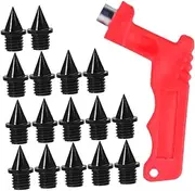[Yardwe] 1 Set Small Metal Track Spikes Durable Carbon Spikes for Running Long Jump Enhanced Grip for Athletes Easy Installation and Replacement