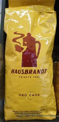 在飛比找Yahoo!奇摩拍賣優惠-2/10前 義大利 HAUSBRANDT 金牌咖啡豆500g